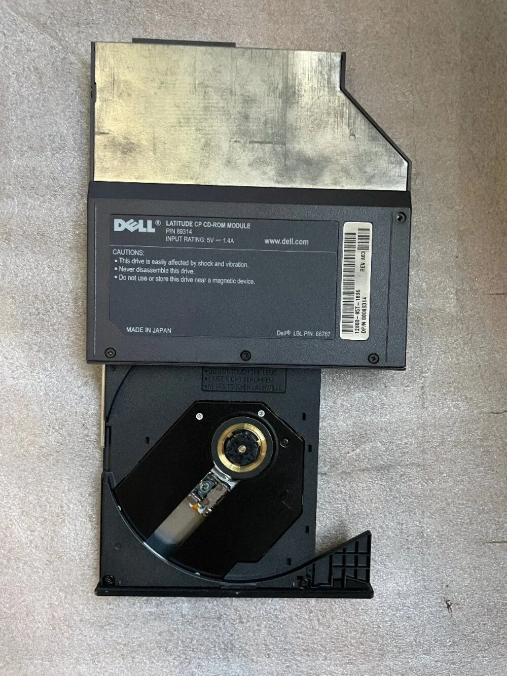 Dell Latitude CP CD-ROM Module P/N 89314